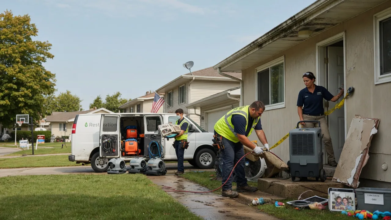 Water Damage Restoration in Delavan, IL near me
